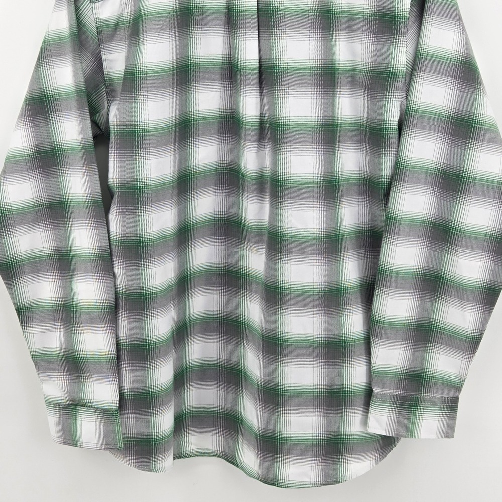 Dixxon Slopes Green Flannel Button Long Sleeve Limited Shirt Mens Large NWT - Picture 7 of 14